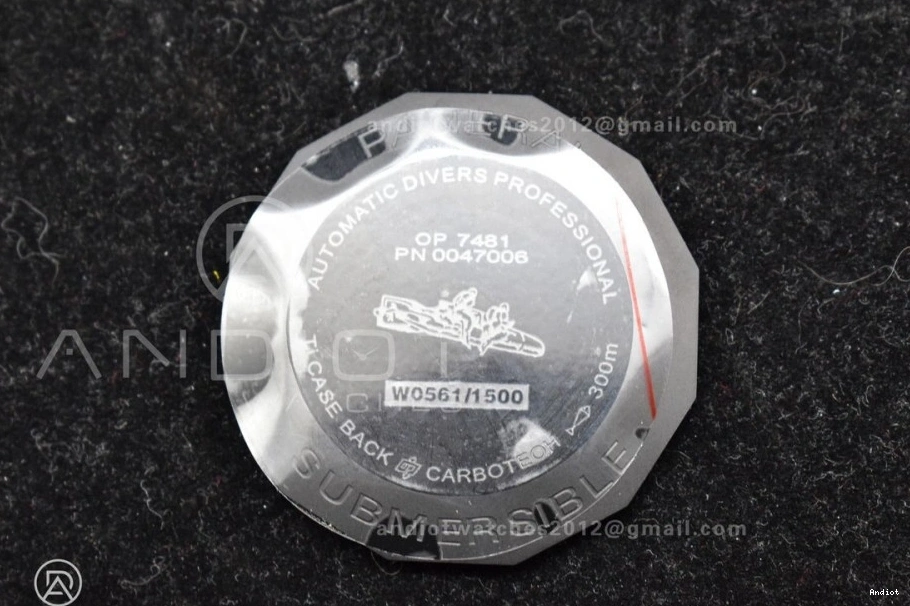 Blue Blue SBF Dial P900 Rubber Best on Carbotech W Strap 1:1 Edition PAM1232 0406